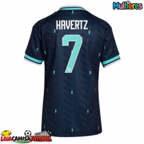 Camisa de Futebol Alemanha Kai Havertz #7 Equipamento Secundário Mulheres Mundo 2026 Manga Curta